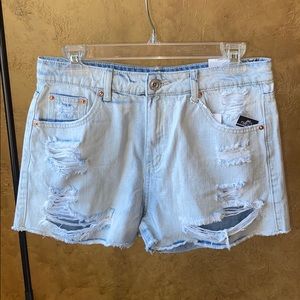 High waisted shorts